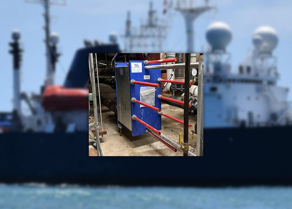 RYDLYME Marine Plate & Frame Heat Exchanger Descaling on Vessel